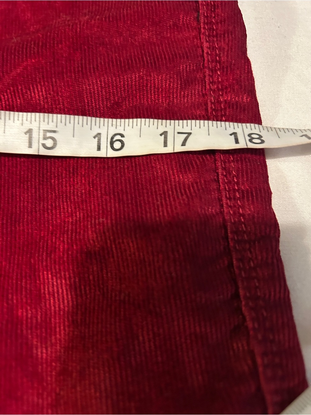 Rock & Republic Red Corduroy Pants Size 4M Berlin Fit - Picture 14 of 15